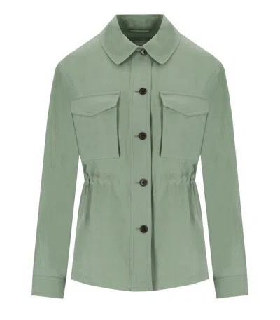 Woolrich Sage Green Overshirt