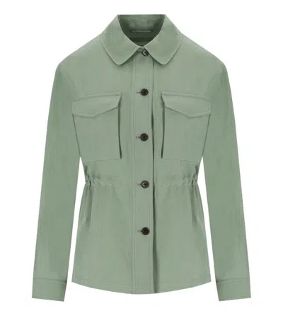 Woolrich Sage Green Overshirt