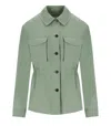 Woolrich Sage Green Overshirt In Green