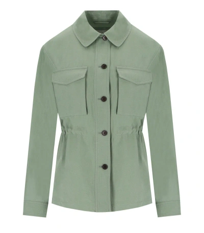 WOOLRICH SAGE GREEN OVERSHIRT