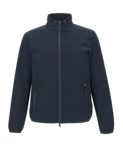 Woolrich Sailing Bomber Jacket In Blue
