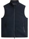 Woolrich Two Layers Sailing Vest In Blue