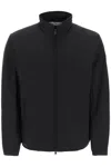 Woolrich Sailing Windbreaker Jacket In Nero