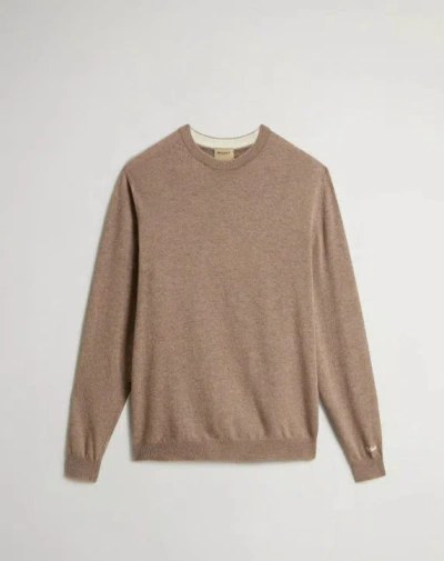 Woolrich Lambswool Crewneck In Sand