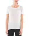 Woolrich See-through Silk Soft T-shirt In White