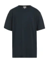 Woolrich Logo-embroidered Cotton T-shirt In Blue