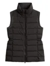 Woolrich Shirley Quilted High-neck Gilet In Black