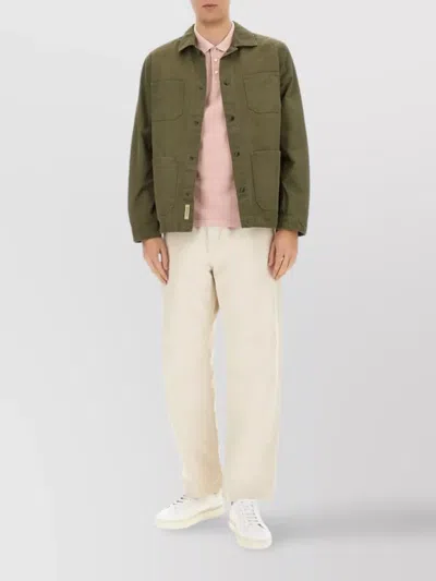 Woolrich Shirt Cotton With Pockets And Collar