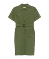 Woolrich Women's Cotton Shirt Dress In Green