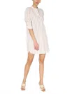 Woolrich Cotton Linen Blend Blouse In Beige