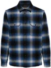 Woolrich Checked Italian Wool Blend Alaskan Padded Overshirt