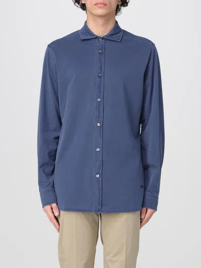 Woolrich Shirt  Men Color Denim In Blue