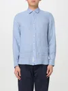 Woolrich Linen Shirt Man Shirt Light Blue Size L Linen