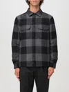Woolrich Hemd  Herren Farbe Grau In Check Nero-grigio