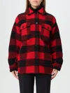 Woolrich Women's Checkered Jacket | Size Xs | Cfwwos0119frut31555321 In Rot