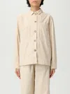 Woolrich Women Beige Gabardine Jacket, L Luxury Jackets For Women Darveys