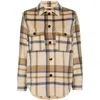 Woolrich Lux Plaid Flannel Shirt In Brown