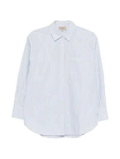 Woolrich Shirts Clear Blue