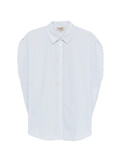 Woolrich Shirts Clear Blue