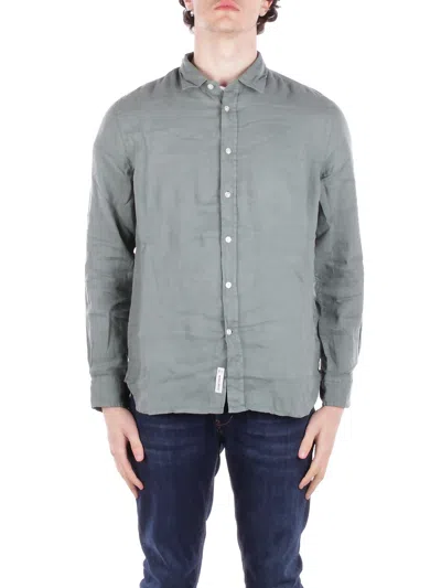 Woolrich Shirts Green In Verde Verde