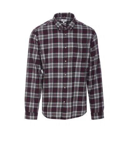 Woolrich Checked Buttoned Shirt In Multicolour