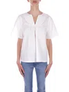 Woolrich Top  Woman Color White In Bianco Chiari E Naturali