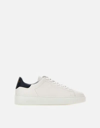 Woolrich Shoes Classic Court Man White-blue