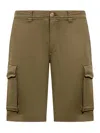 Woolrich Men's Cotton Bermuda Shorts In Green