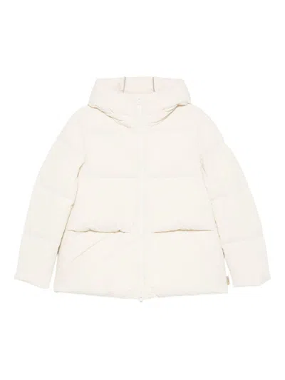 Woolrich Short Down Jacket With Hood