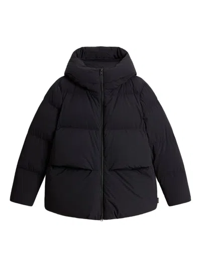 WOOLRICH SHORT DOWN JACKET WITH HOOD WOOLRICH
