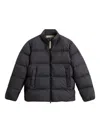 Woolrich Eagle Cloud Puffer Jacket In Gray
