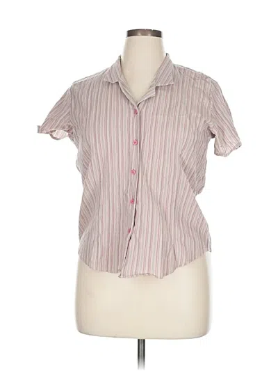 Pre-owned Woolrich Short Sleeve Blouse In Pink
