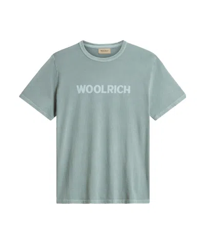 Woolrich Short Sleeve T-shirt In Green