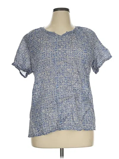 Pre-owned Woolrich Short Sleeve T-shirt In Blue