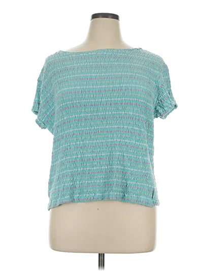 Pre-owned Woolrich Short Sleeve T-shirt In Teal