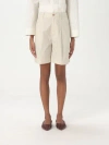 Woolrich Pleated Button Shorts In White