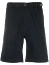 Woolrich Waist-strap Shorts In Blue