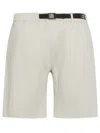 WOOLRICH WOOLRICH SHORTS IN STRETCH COTTON WITH BELT
