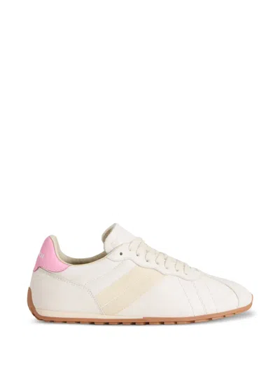 Woolrich Side-bands Lace-up Sneakers In White