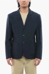 Woolrich Single Breasted Blazer With Patch Pockets