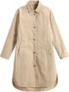 Woolrich Single-breasted Coat In Neutrals