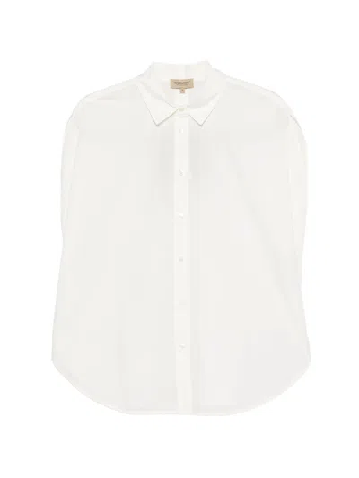 Woolrich Sleeveless Oversized Poplin Shirt For Women In White