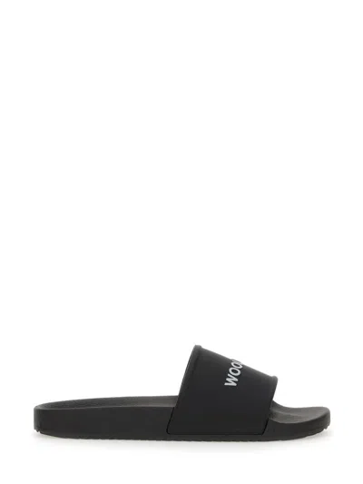 Woolrich Slide Sandal With Logo