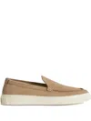 Woolrich Slip-on Suede Loafers In Neutrals