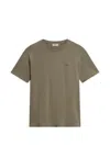 Woolrich Slub-texture Logo-print T-shirt In Multi