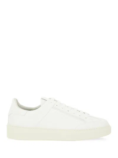 Woolrich Arrow Leather Sneakers In White