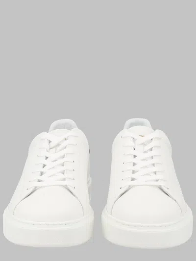 Woolrich Lace Up Low Top Shoes Rubber Sole In White