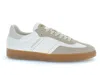 Woolrich Perforated Rubber Sole Suede Panels Sneakers In Beige