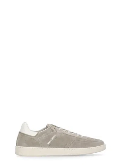 Woolrich Beige Swing Court Trainers