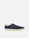 Woolrich Suede Sneakers In Blue